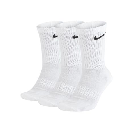 nike golf everyday cushion crew socks - 3 pair sx7664 100 White